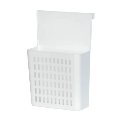 Afbeelding van WENKO Cesto sopra anta Scaffale da cucina appendere, Polipropilene, 24 x 35.5 12 cm, Bianco