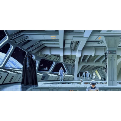 Afbeelding van Komar Vliesbehang Star Wars Classic RMQ Stardestroyer dek (set)