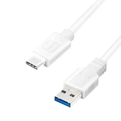 Afbeelding van LogiLink CU0177 USB kabel 3 m 3.2 Gen 1 A C Wit