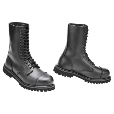 Afbeelding van Brandit Vegantom 14 gaats laarzen Laars zwart EU39 Leer Basics, Festival, Gothic