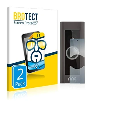 Afbeelding van BROTECT (2 Stuks) Schermbeschermer voor Ring Video Doorbell Pro Screen Protector Transparant