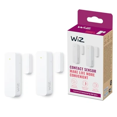 Afbeelding van WiZ Contact Sensor 2 pack Home Monitoring directe meldingen via de app