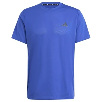 Afbeelding van adidas Heren Train Essentials Comfort Training Tee, semi lucid blue/black, M Tall