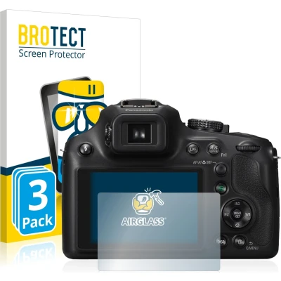 Afbeelding van BROTECT Screenprotector voor Panasonic Lumix DMC FZ72 Folie Beschermfolie Beschermglas transparant (3 Stuks)
