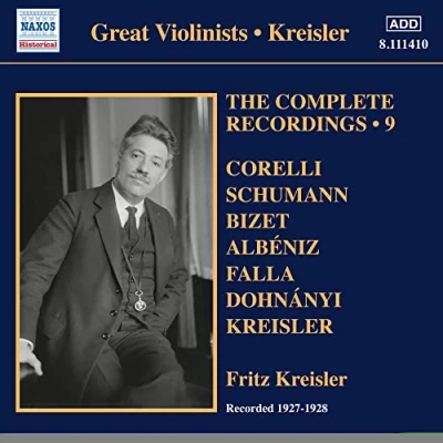 Afbeelding van Fritz Kreisler The Complete Recordings, Vol. 9 (CD)