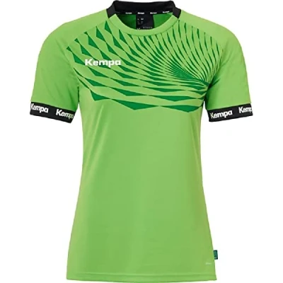 Afbeelding van Kempa Wave 26 Shirt WOMEN Dames Sportshirt Korte Mouw T Functioneel Handbal Gym Fitness Jersey elastisch en ademend getailleerd