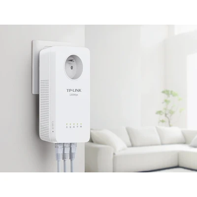 Afbeelding van Netwerk: Powerline: 2de keus Nieuwstaat: TP LINK POWERLINE AV1300 WI FI KIT V4
