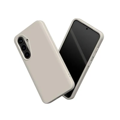 Afbeelding van RhinoShield Case Compatibel met [Galaxy S25] SolidSuit Schokabsorberend Slim Design Beschermende Cover Premium Matte Finish 3.5M / 11ft Drop Protection Shell Beige