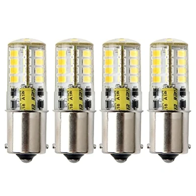 Afbeelding van BA15s led lamp 12V AC/DC 1156 1141 S8 enkele contactbasis, waterdichte lamp, 5 watt koelwit 6000K 500LM voor boot, camper, auto, buitenverlichting enz. (pak van 4)
