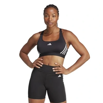 Afbeelding van adidas Performance level 3 sport Bh zwart
