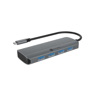 Afbeelding van ICY BOX Docking Station USB C (6 in 1) met HDMI (4K 60 Hz), Hub 4X 3.2 (Gen 1), Power Delivery 100W, Aluminium, Plug &amp; Play, Windows en macOS, IB DK4022a CPD