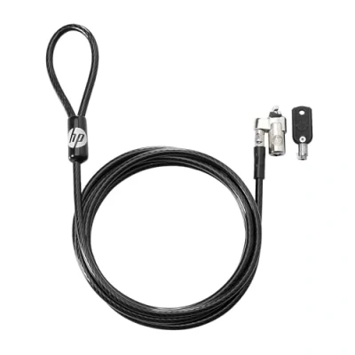 Afbeelding van HP Keyed Cable Lock 10 mm Round key Zwart kabelslot
