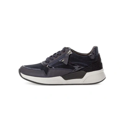 Afbeelding van Gabor Rollingsoft Sneakers zwart Suede Dames Maat 41