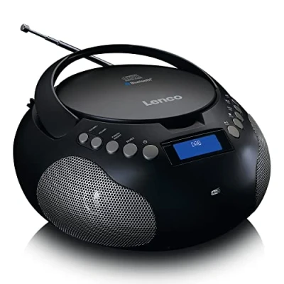 Afbeelding van Lenco SCD 341BK Draagbare DAB Radio met DAB+/ FM en Bluetooth® Zwart Black