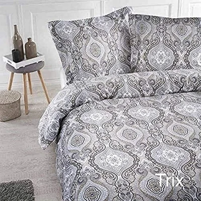 Afbeelding van Papillon dekbedovertrek Trix 240x200/220 cm Taupe