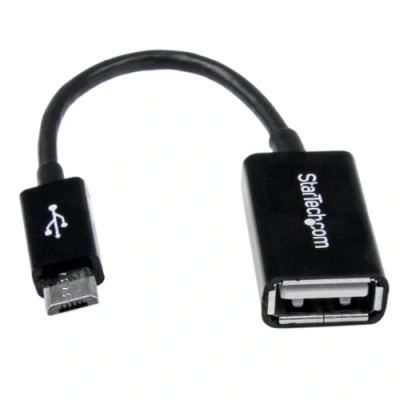 Afbeelding van StarTech.com Micro USB naar OTG adapter M/F 12 cm kabel