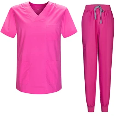 Afbeelding van MISEMIYA Gezondheidspyjama, uniseks, medische uniformen 817 8316, Roze, XXL