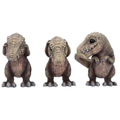 Afbeelding van Nemesis Now Three Wise Tyrannosaurus Rex beeld meerkleurig Kunststof Basics