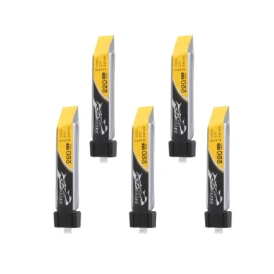 Afbeelding van TATTU LiPo batterij 220 mAh 3,7 V 45C 1S met Ultra Micro connector (5 stuks) voor Blade Inductrix Tiny Whoop FPV Nano QX CPX CPS E flite vliegtuig