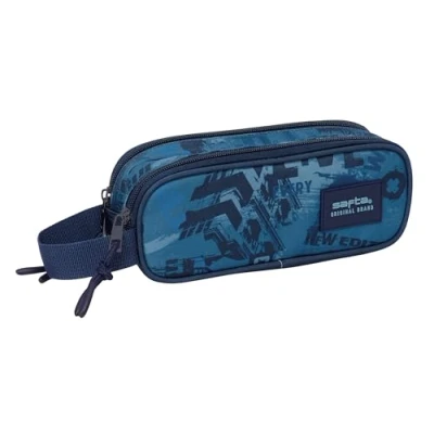 Afbeelding van Alleshouder Safta New edition Marineblauw 21 x 8 6 cm