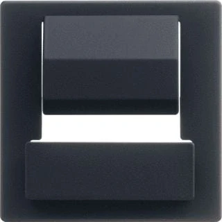 Afbeelding van Abb busch jaeger centraalplaat powerdock f matzwart 6477 885 2cka006400a0063