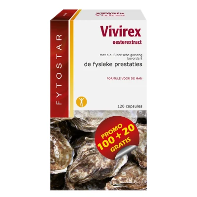 Afbeelding van Fytostar Vivirex Oesterextract Capsules 120CP