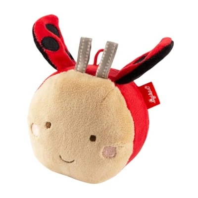 Afbeelding van sigikid®actieve bal 9 cm lieveheersbeestje Kleurrijk voor kinderen