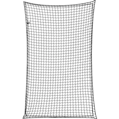 Afbeelding van vidaXL Aanhangwagennet elastisch touw 4x2,5 m polypropeen zwart
