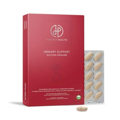 Afbeelding van Perfect Health Cranberry Tabletten 500mg Guldenroede en Vitamine C Hoge Dosering Vegan 90 Stuks