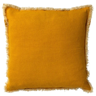 Afbeelding van Dutch Decor BURTO Sierkussen van gewassen katoen Golden Glow 45x45 cm geel