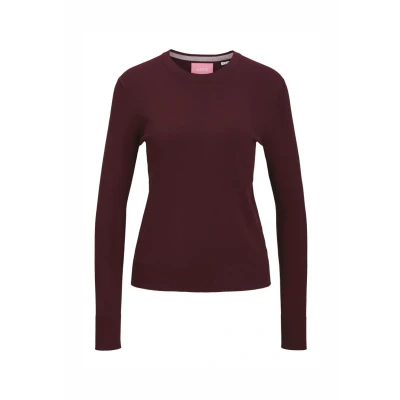 Afbeelding van JJXX Jxcara Comfy CREW NECK Trui, Dames, Maat: Medium, Cabernet