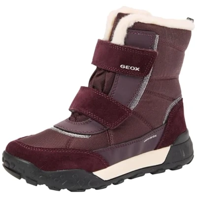 Afbeelding van Geox Trekkyup GIRL Snowboots voor kinderen, Maat: 25, Dark burgundy Leer en textiel