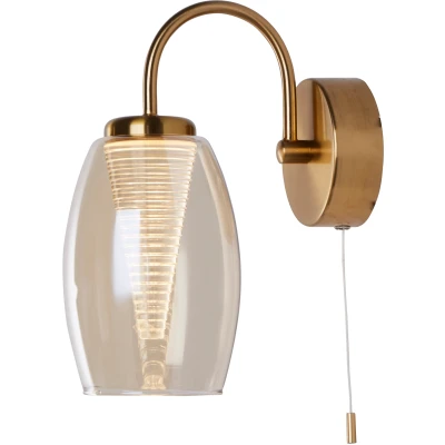 Afbeelding van Searchlight Wandlamp Cyclone brons 97292 1CP