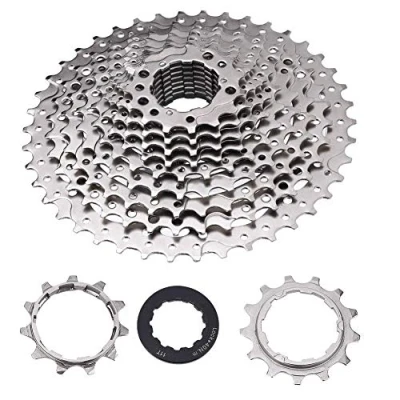 Afbeelding van Keenso Bike Cassette Freewheel, 11 Speed 42T Freewheel Racefiets Tandwiel Fietsen Accessoires (11S Sliver) Fietsenrekken en opslag