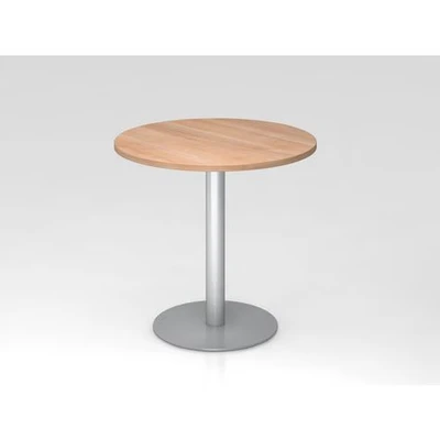 Afbeelding van hjh OFFICE PRO Bistro F80R S Systeem conferentietafel Walnoot / Zilver