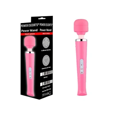 Afbeelding van Power Escorts Wand Vibrator Massage Staaf Oplaadbaar Roze