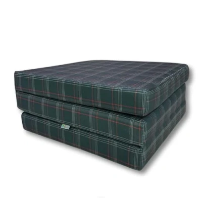 Afbeelding van FORTISLINE Vouwmatras in VW GTI ruitpatroon M 180x65x7cm ideaal voor camping en logeerbedden