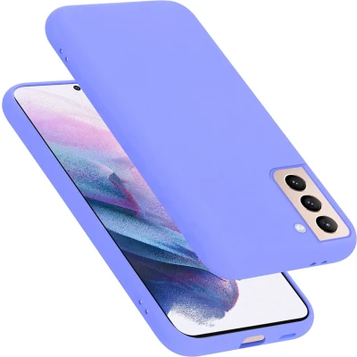 Afbeelding van Cadorabo Hoesje geschikt voor Samsung Galaxy S22 PLUS Case in LIQUID LICHT PAARS Beschermhoes TPU silicone Cover