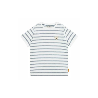 Afbeelding van Steiff Tshirt print voor kinderen, Maat: 104, Weiß