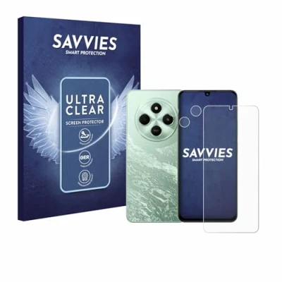 Afbeelding van Savvies Screenprotector voor Xiaomi Poco C75 (Voor+Camera) Folie Beschermfolie transparant (18 Stuks)