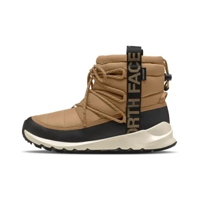 Afbeelding van The North Face W Thermoball Snowboots, Dames, Maat: 40, Almond butter tnf black Rubber/ textiel