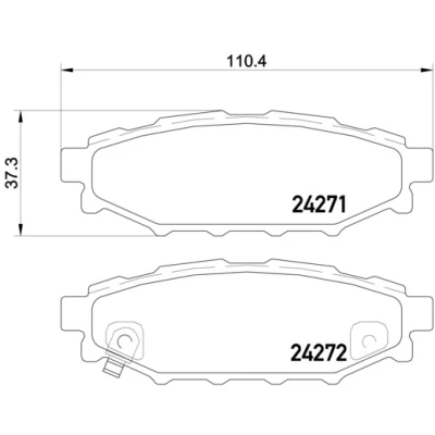 Afbeelding van Brembo Remblokset P 78 020X