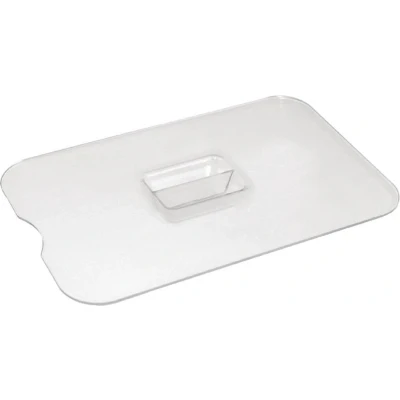Afbeelding van Kristallon platte deksel met lepeluitsparing Voor 0,75L schaal, CB757 &amp; CB758.