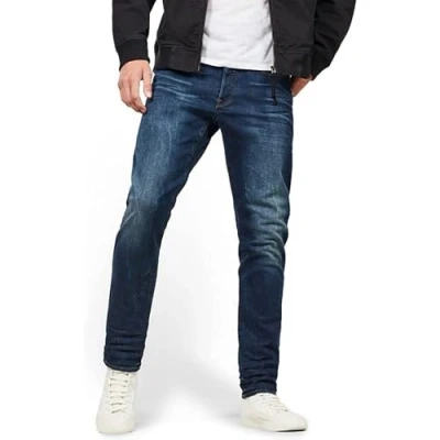 Afbeelding van G STAR heren jeans, Blauw (Dk Aged 51003 6553 89), 27W / 32L