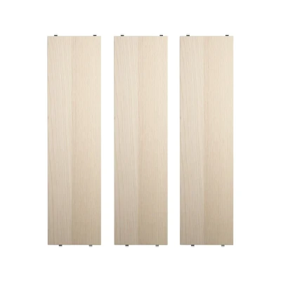 Afbeelding van String plank essenhout, 78x20 cm, 3 pack