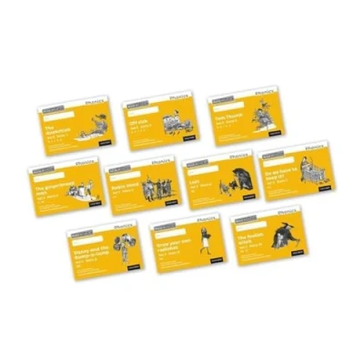 Afbeelding van Read Write Inc Phonics Set 5 Yellow Story Books Black and White Pack of 10