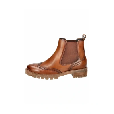 Afbeelding van ara Korte laarzen, Dames, Maat: 36.5, Cognac 09 Leer en textiel