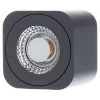 Afbeelding van Fabas Luce Vierkant LED downlight Palmi in antraciet