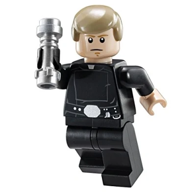 Afbeelding van LEGO® Star Wars™ Final Duel Minifiguur Luke Skywalker met zwarte hand en lightsaber (75093)
