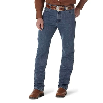 Afbeelding van Wrangler Premium Performance Advanced Comfort Cowboy Cut Regular Fit Jeans voor heren, Midden tint, 30W / 32L